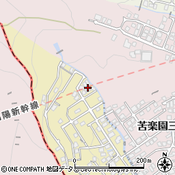 兵庫県西宮市苦楽園四番町24周辺の地図