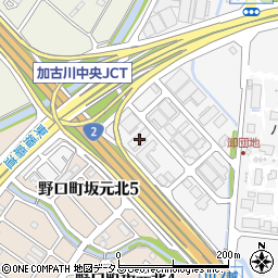 兵庫県加古川市野口町坂元329-53周辺の地図