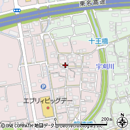 静岡県袋井市堀越1042周辺の地図