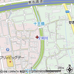 静岡県袋井市堀越1012周辺の地図
