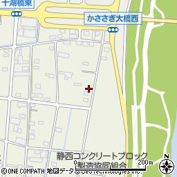静岡県浜松市中央区豊西町604周辺の地図
