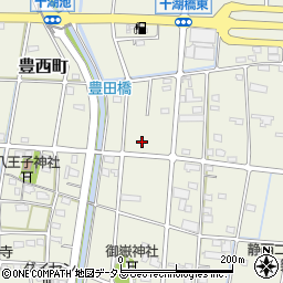 静岡県浜松市中央区豊西町485周辺の地図