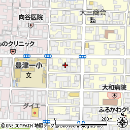 大阪府吹田市垂水町3丁目17周辺の地図