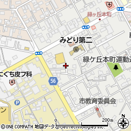 三重県伊賀市緑ケ丘本町1700周辺の地図