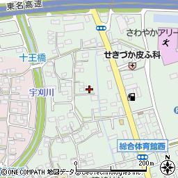 静岡県袋井市久能1861周辺の地図