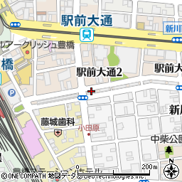 milks toyohashi周辺の地図