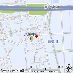 静岡県袋井市鷲巣809周辺の地図