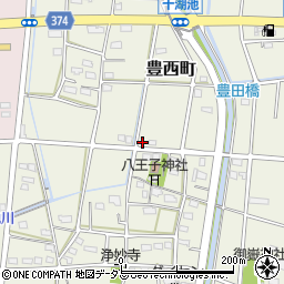 静岡県浜松市中央区豊西町1940周辺の地図