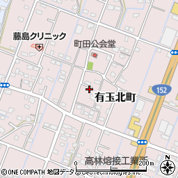 静岡県浜松市中央区有玉北町1872周辺の地図