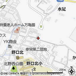 兵庫県加古川市野口町水足94-3周辺の地図