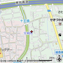 静岡県袋井市久能1837周辺の地図