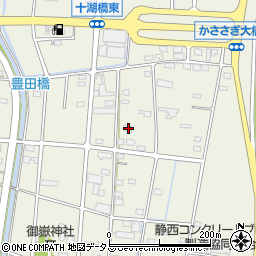 静岡県浜松市中央区豊西町538周辺の地図