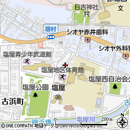 兵庫県赤穂市古浜町周辺の地図
