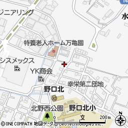 兵庫県加古川市野口町水足94-35周辺の地図