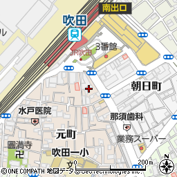 ミニミニ　ＦＣ吹田店周辺の地図