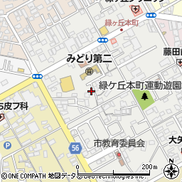 三重県伊賀市緑ケ丘本町1690-3周辺の地図