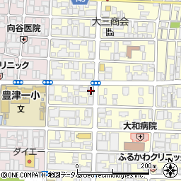 大阪府吹田市垂水町3丁目17-7周辺の地図