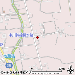 静岡県磐田市大久保517周辺の地図
