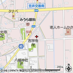 静岡県浜松市中央区恒武町795周辺の地図