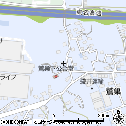 静岡県袋井市鷲巣482周辺の地図