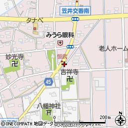 静岡県浜松市中央区恒武町792周辺の地図