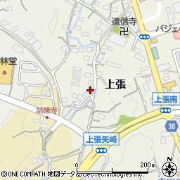 静岡県掛川市上張1029周辺の地図