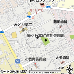 三重県伊賀市緑ケ丘本町1685周辺の地図