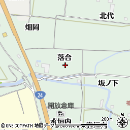 京都府木津川市山城町椿井落合周辺の地図