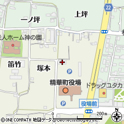 精華町役場　総務課周辺の地図