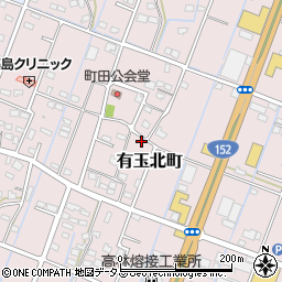 静岡県浜松市中央区有玉北町1878周辺の地図