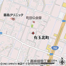 静岡県浜松市中央区有玉北町1874周辺の地図