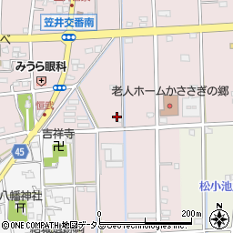 静岡県浜松市中央区恒武町812周辺の地図