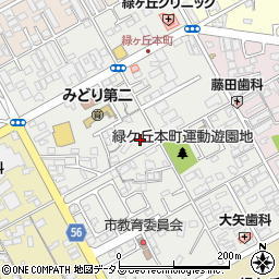 三重県伊賀市緑ケ丘本町1686-6周辺の地図