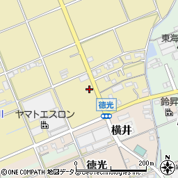 静岡県袋井市延久256周辺の地図