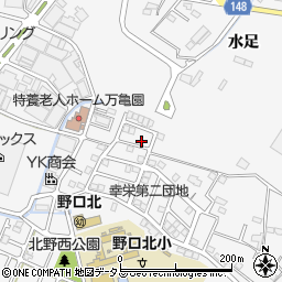 兵庫県加古川市野口町水足94-20周辺の地図
