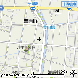 静岡県浜松市中央区豊西町1955周辺の地図