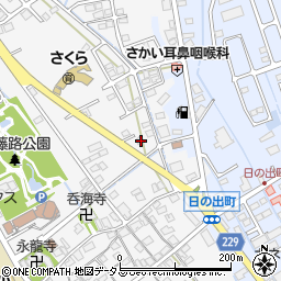 静岡県榛原郡吉田町住吉1664-1周辺の地図