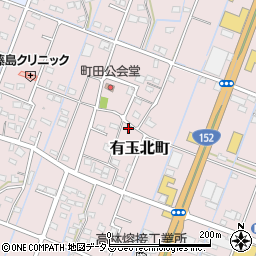 静岡県浜松市中央区有玉北町1879周辺の地図