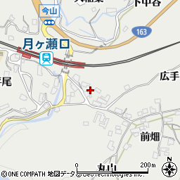 京都府南山城村（相楽郡）北大河原（広手）周辺の地図