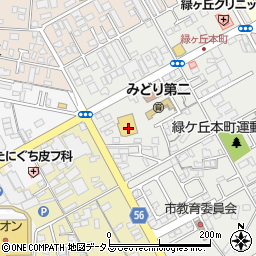 三重県伊賀市緑ケ丘本町1676周辺の地図