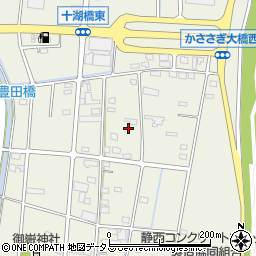 静岡県浜松市中央区豊西町542周辺の地図