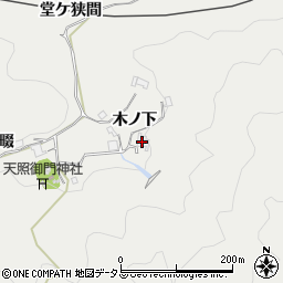 京都府笠置町（相楽郡）飛鳥路（木ノ下）周辺の地図