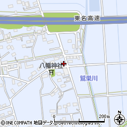 静岡県袋井市鷲巣776周辺の地図