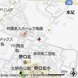 兵庫県加古川市野口町水足94周辺の地図