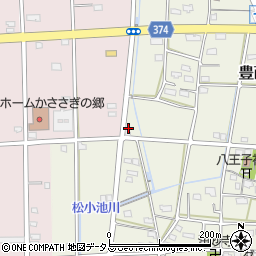 静岡県浜松市中央区豊西町1920周辺の地図