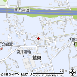 静岡県袋井市鷲巣568周辺の地図