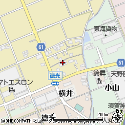 静岡県袋井市延久198周辺の地図