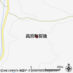 広島県安芸高田市高宮町房後周辺の地図