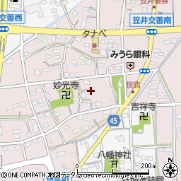静岡県浜松市中央区恒武町276周辺の地図