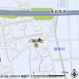 静岡県袋井市鷲巣811周辺の地図